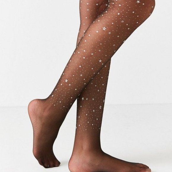 silver star tights